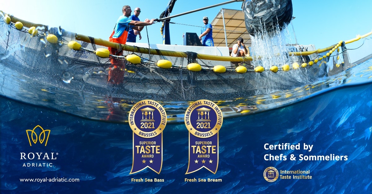 Proizvodima Royal Adriatic i 2021 godine uručeno vrhunsko svjetsko priznanje za kvalitetu - Superior Taste Award